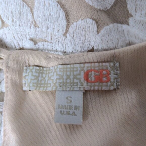 Gianni Bini Cold Shoulder Lace Dress Cream Size Small - Picture 4 of 4